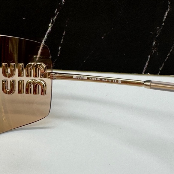 NEW SMU 54Y ZVN20F MIU MIU MU54YS ZVN20F WOMEN SUNGLASSES MU 54YS ZVN20F SHIELD main image 8